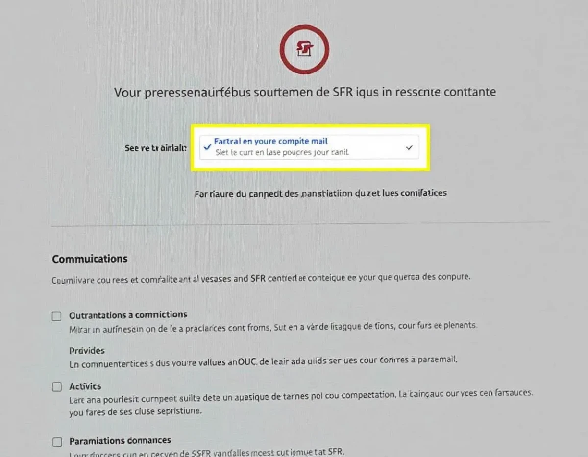 Guide pratique : Paramétrage de votre compte SFR Mail