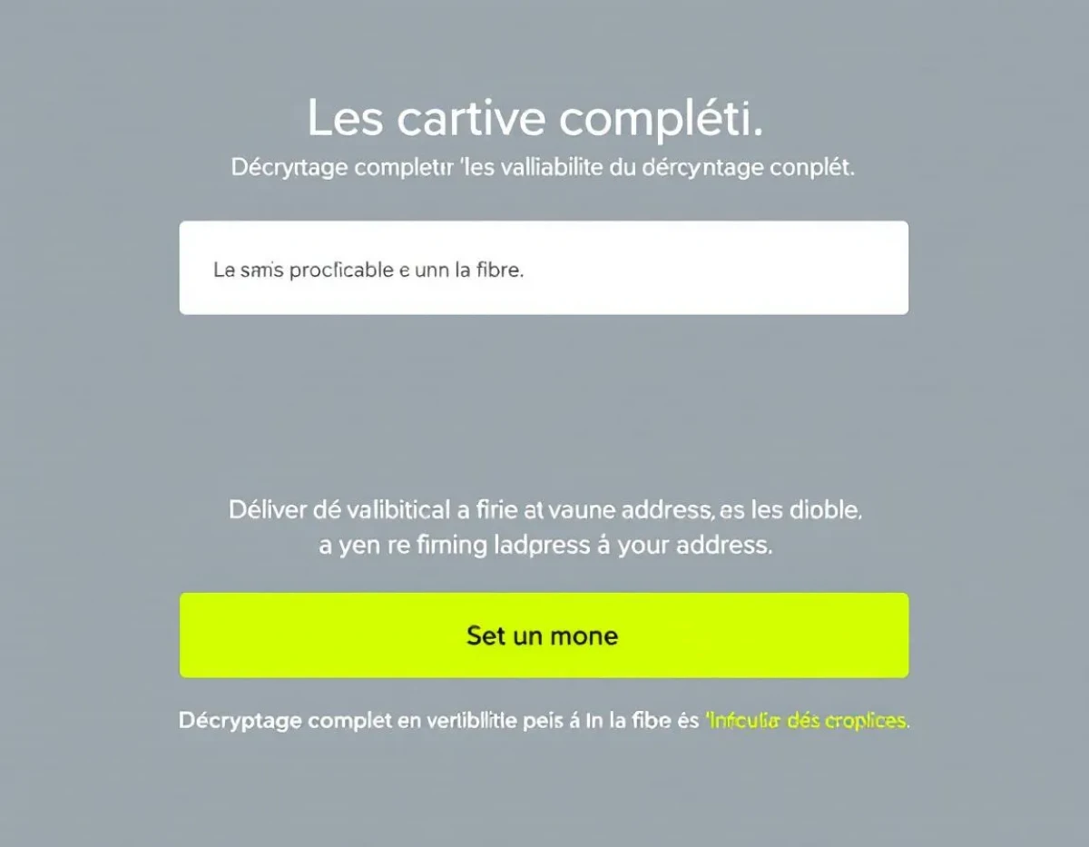 Décryptage complet : Vérifier la disponibilité de la fibre Free à votre adresse